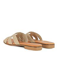 EVA FRUTOS Δερμάτινο, flat πέδιλο