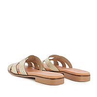 EVA FRUTOS Δερμάτινο, flat πέδιλο