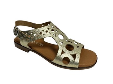 EVA FRUTOS Δερμάτινο, flat πέδιλο 