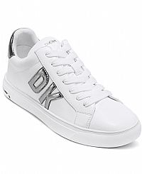 DKNY Γυναικεία sneakers με ασημί λεπτομέρειες