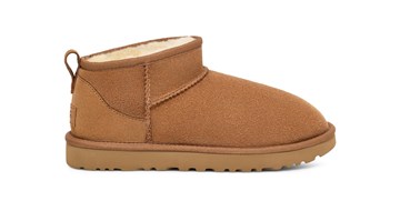 UGG Flat ankle boots με γούνα