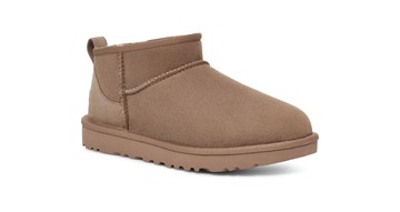 UGG Flat ankle boots με γούνα