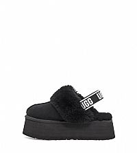 UGG Δίσολη παντόφλα με λάστιχο και γούνα