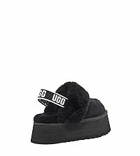 UGG Δίσολη παντόφλα με λάστιχο και γούνα