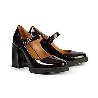 VERSACE 1969 Γόβα με μπαρέτα και φαρδύ τακούνι