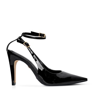 CARRANO Μυτερή γόβα με μπαρέτα και ψηλό τακούνι.