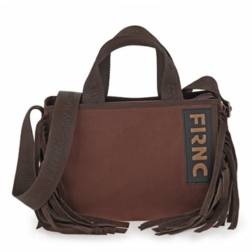 FRNC Μεσαία τσάντα χειρός-ώμου-χιαστί με κρόσια