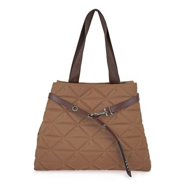 FRNC Μεγάλη τσάντα ώμου από καπιτονέ υλικό.