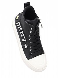 DKNY Γυναικείο μποτάκι με patches.