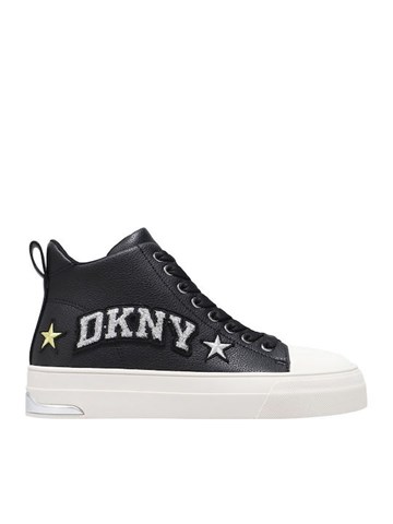 DKNY Γυναικείο μποτάκι με patches.