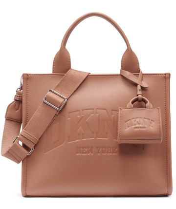 DKNY Τσάντα shopper χειρός - ώμου - χιαστί με ανάλγυφο logo