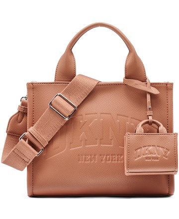 DKNY Μικρή τσάντα shopper χειρός - χιαστί με ανάγλυφο logo