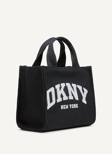 DKNY Μεσαία τσάντα shopper με logo.
