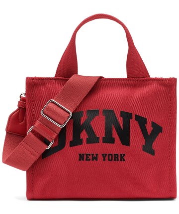 DKNY Μεσαία τσάντα shopper με logo.