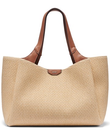 DKNY Τσάντα ώμου με θήκες από ψάθα