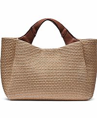 DKNY Μεσαία τσάντα χειρός - χιαστί με θήκες από ψάθα