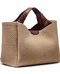 DKNY Μεσαία τσάντα χειρός - χιαστί με θήκες από ψάθα