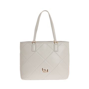 BY BYBLOS Μεγάλη τσάντα shopper από καπιτονέ υλικό