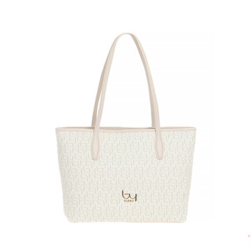 BY BYBLOS Μεσαία τσάντα shopper με λογότυπο.