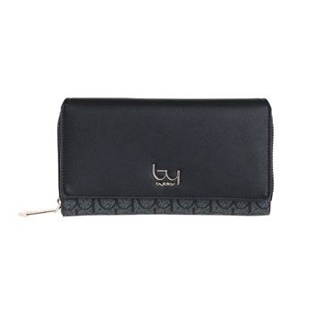 BY BYBLOS Μεγάλο, διπλό πορτοφόλι με πολλές θέσεις.