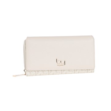 BY BYBLOS Μεγάλο, διπλό πορτοφόλι με πολλές θέσεις.