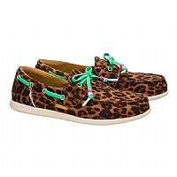 HEY DUDE Boat shoe με animal print