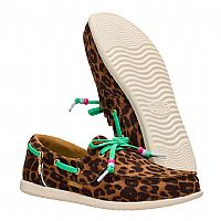 HEY DUDE Boat shoe με animal print