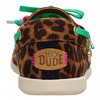 HEY DUDE Boat shoe με animal print
