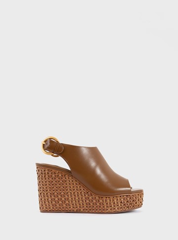 CARRANO Ψηλή πλατφόρμα με πλεκτό υλικό στη σόλα.