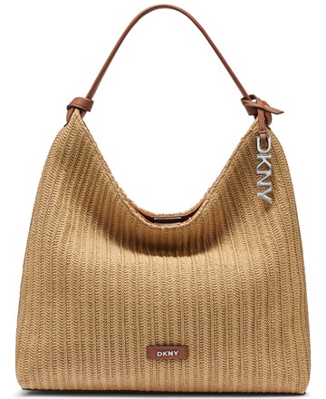 DKNY Τσάντα ώμου hobo από ψάθα
