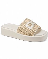 DKNY Flatforms από ψάθα
