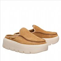 HEYDUDE Δερμάτινα mules από ponny skin με τύπωμα αγαλάδας