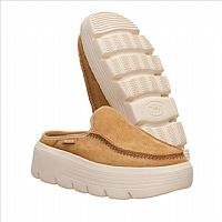 HEYDUDE Δερμάτινα mules από ponny skin με τύπωμα αγαλάδας