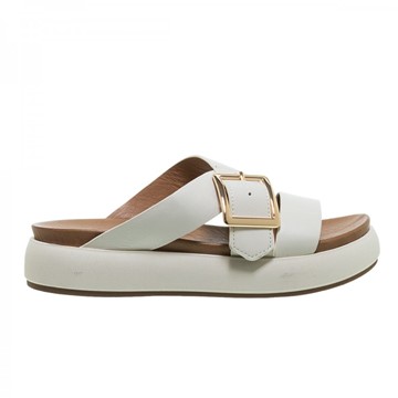 INUOVO Δερμάτινα πέδιλα slip on