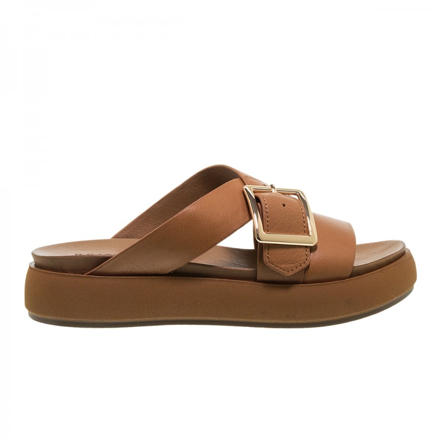 INUOVO Δερμάτινα πέδιλα slip on
