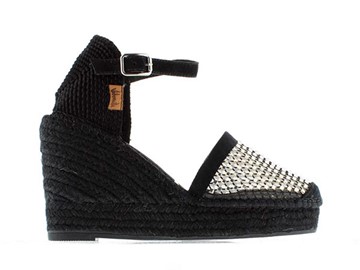 VIDORRETA Espadrilles ψηλές με διαφάνεια και στρας