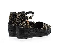 VIDORRETA Espadrilles μεσαίου ύψους από λούρεξ ύφασμα.
