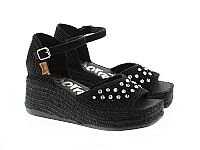 VIDORRETA Espadrilles πέδιλα με στρας μεσαίου ύψους.