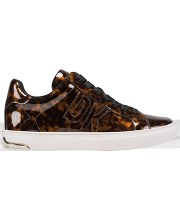 DKNY Γυναικεία sneakers από λουστρίνι με τύπωμα ταρταρούγα