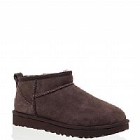 UGG Flat ankle boots με γούνα