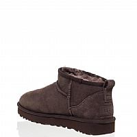 UGG Flat ankle boots με γούνα