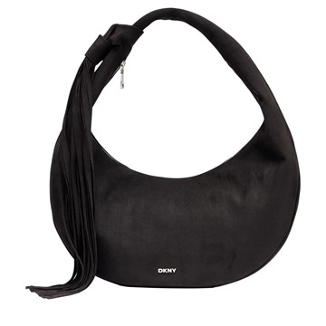 DKNY Hobo bag με κρόσι