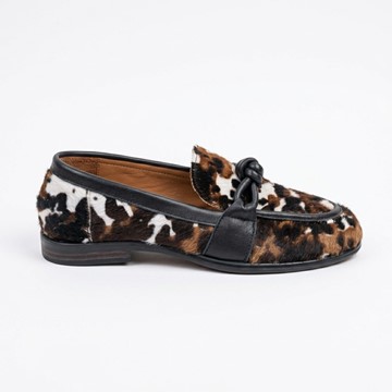 WALL STREET Loafers από pony skin